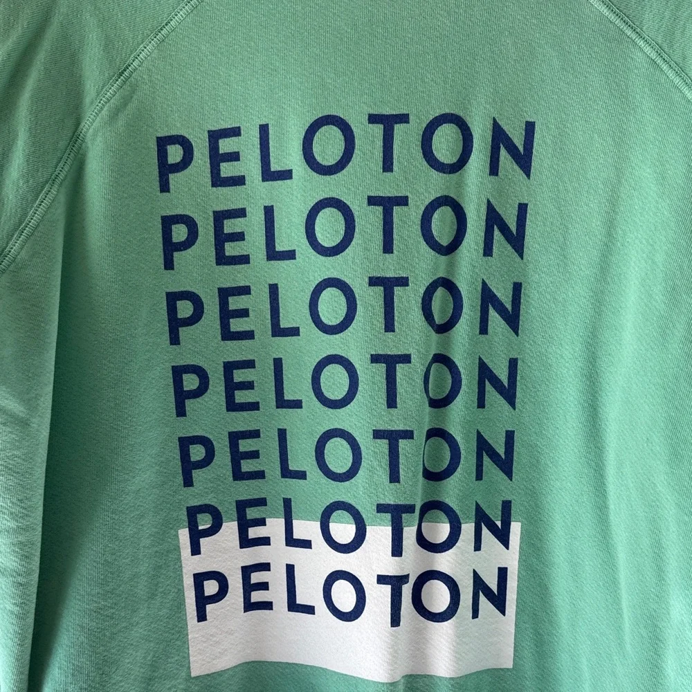 Peloton Aqua Crewneck with Logo / M8 - Picture 4 of 4